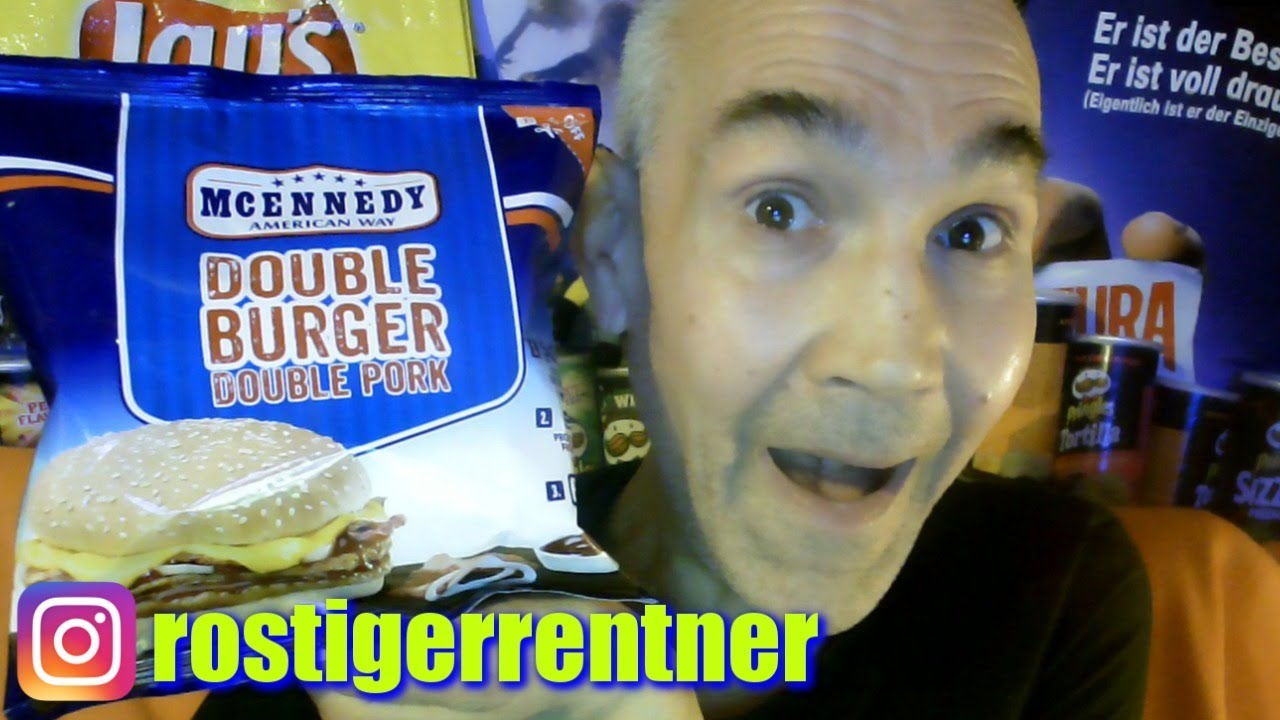 MCENNEDY DOUBLE BURGER | DOUBLE | #097 GESCHMACKSTEST | - ESSEN YouTube FOOD PORK ROSTI\'S