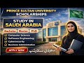Prince Sultan University Admission 2026 Fully Funded Scholarship In Saudi Arabia How To Apply 