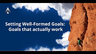Setting Well-Formed Goals: Goals that actually work