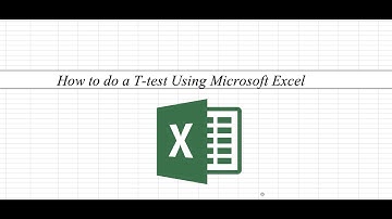 How To Do T-Tests Using Excel (Mac & PC)