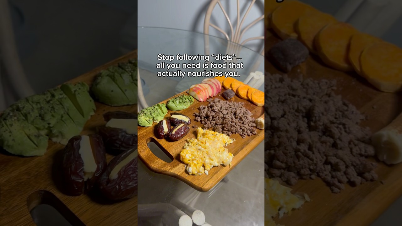 You need food that nourishes you