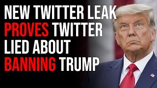 New Twitter Leak PROVES Twitter Lied About Banning Trump, Elon Musk GOES OFF