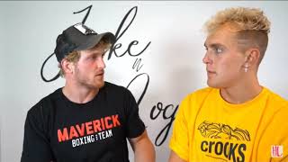 Logan Paul Reacts To KSI knocking out Logan Paul Impersonator in new GFUEL ad