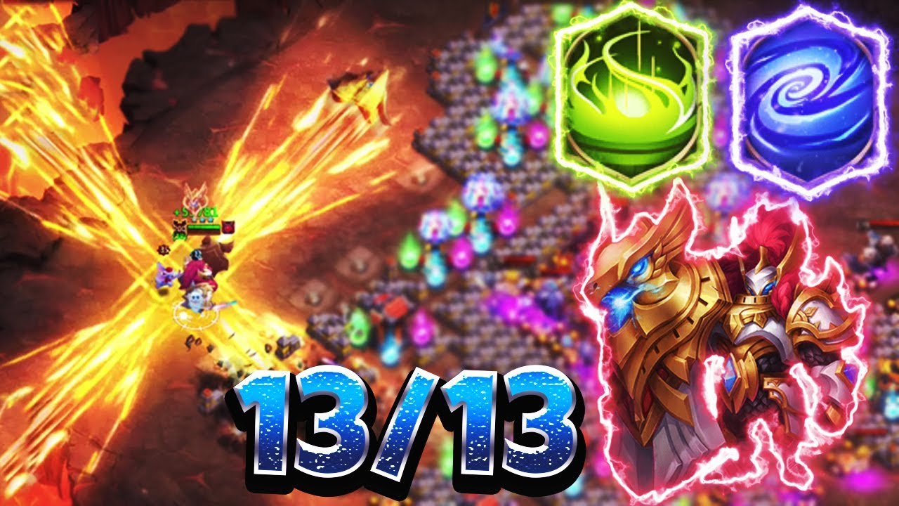 Svalinn 13/13 | Deadly Combo | +1,4 Million Heal |  SHOWCASE in Insane Dungeons | CASTLE CLASH