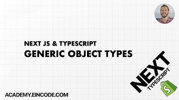 Typescript #22 Generic Object Type | Next JS & Typescript with Shopify Integration (From Course)
