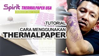 CARA MEMINDAHKAN GAMBAR TATTOO KE KULIT menggunakan THERMALPAPER - RRtattoo KakekGAUL