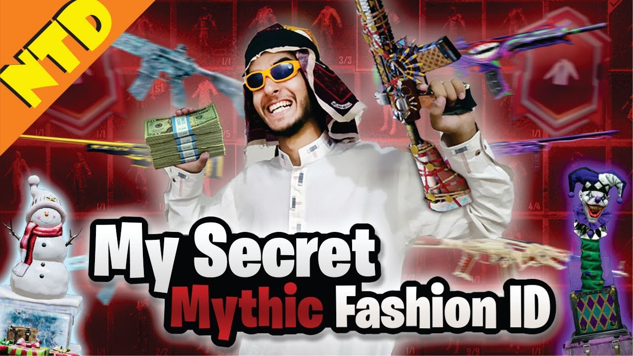 My Secret MYTHIC FASHION $10,00,000 Account | Inventory Tour | PUBGMobile | NTD Playz