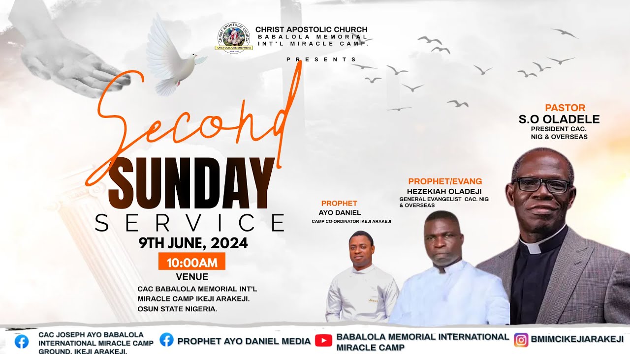 SECOND SUNDAY PROGRAM OF BMIMC, IKEJI ARAKEJI || SUNDAY SERVICE - YouTube
