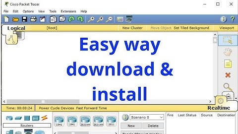 How to Download and Install Cisco Packet Tracer  latest Version for Windows 10,8,7 - 32/64 Bit