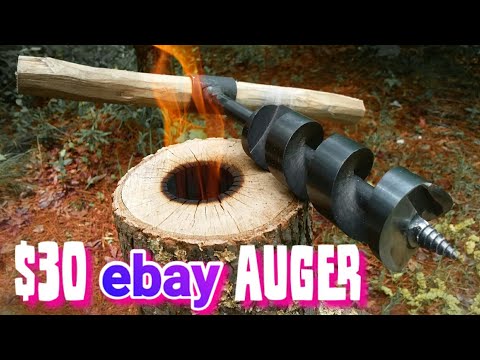 Scotch Eye Auger, Wood Drill, Camping Tools, Bushcraft Tools