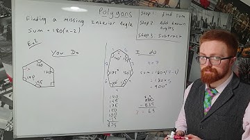 Angles in Polygons - Finding Missing Interior Angles