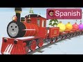 Learn Colors (SPANISH) - Aprende los colores y decora el árbol de navidad con Shawn el Tren