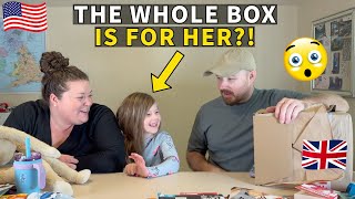 American Family Opens UK PO Box Parcels  She Felt So Special! ❤