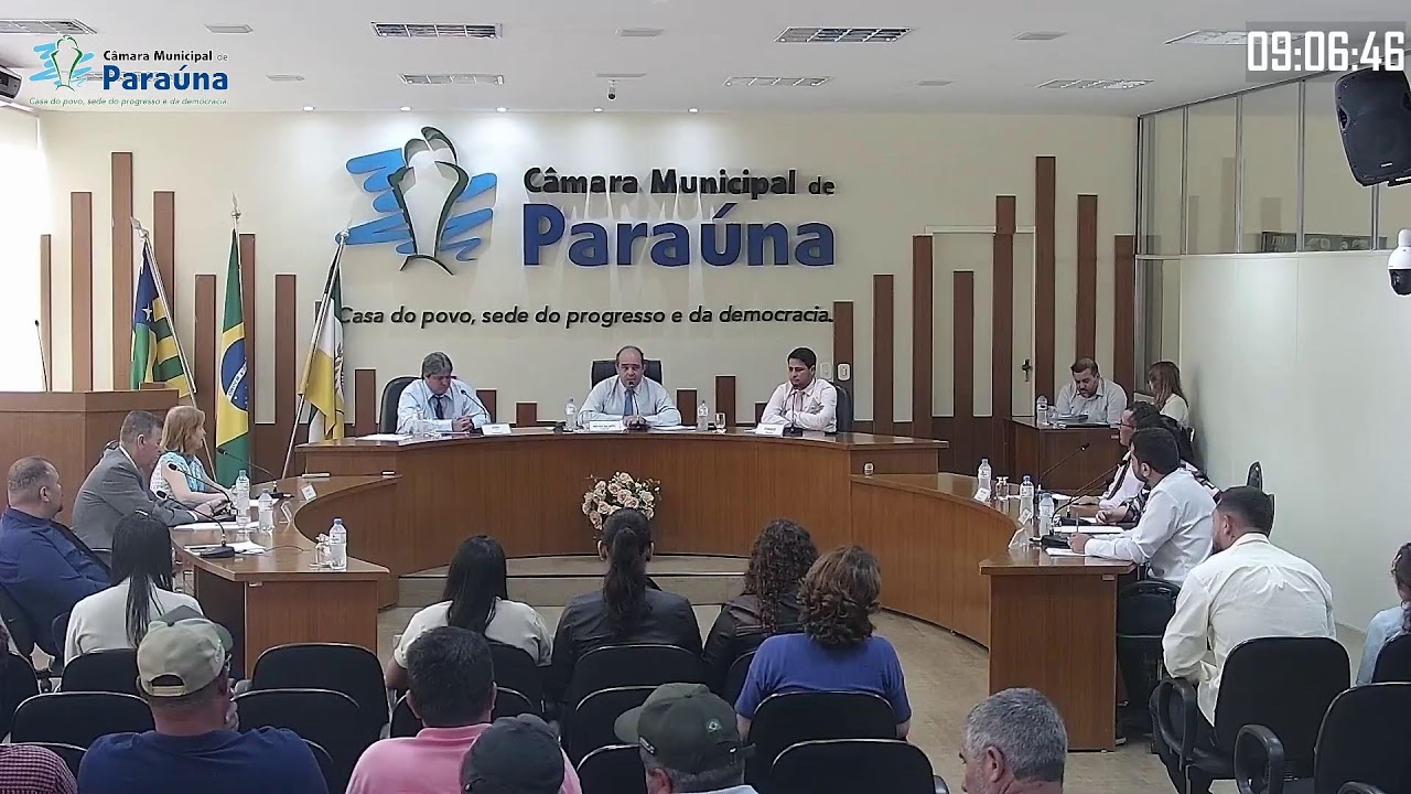 Transmissão ao vivo de Câmara Municipal De Paraúna