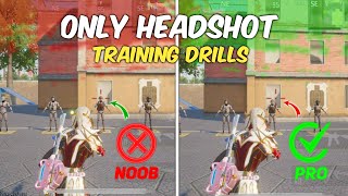 Secret Of Headshots 🤫 | Best Drill To Improve Your Aim And Reflex | Pubg Bgmi Best Chinese Drills 🔥