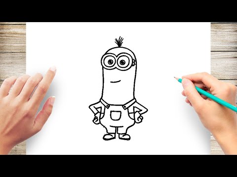 Come disegnare Kevin Il Minion Step by Step