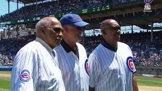 CIN@CHC: Cubs honor Sandberg, Williams and Jenkins