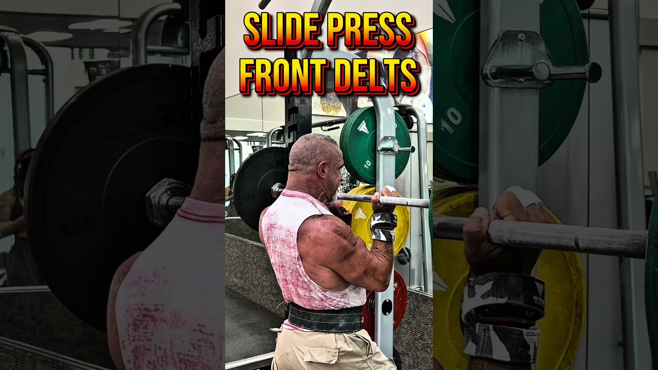 SLIDE PRESS FOR FRONT DELTS #workout #motivation #muscle #workouttips #exercise