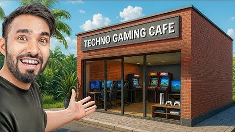 I BUILT MY OWN GAMING CAFE. @TechnoGamerzOfficial @TechnoStudios  #viral 