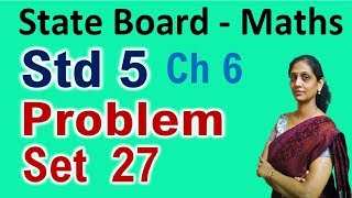Class 5 Problem Set 27 Angles State Board Maharashtra Maths Std 5th PraescioEdu