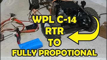 wpl c-14 - RTR to Fully Proportional