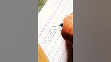 Aadi name 😊🥀 in cursive handwriting ✍️✍️ subscribe to my channel ♥️❣️✌️ #shorts #youtubeshorts #aadi