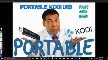 portable kodi on usb stick; PORTABLE KODI 17 on usb