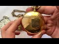 Видеообзор на старинные американские карманные часы Waltham и Hampden Watch Company