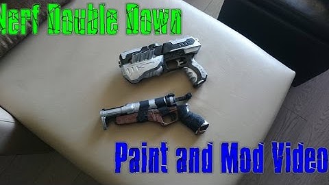 Nerf Double Down Paint and Mod  |  RekAllTheThings