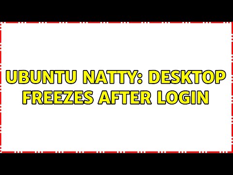Ubuntu Natty: Desktop freezes after login (4 Solutions!!)