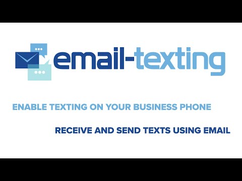 Enable Texting on your landline, VoIP or new number via your email account using email-texting.com