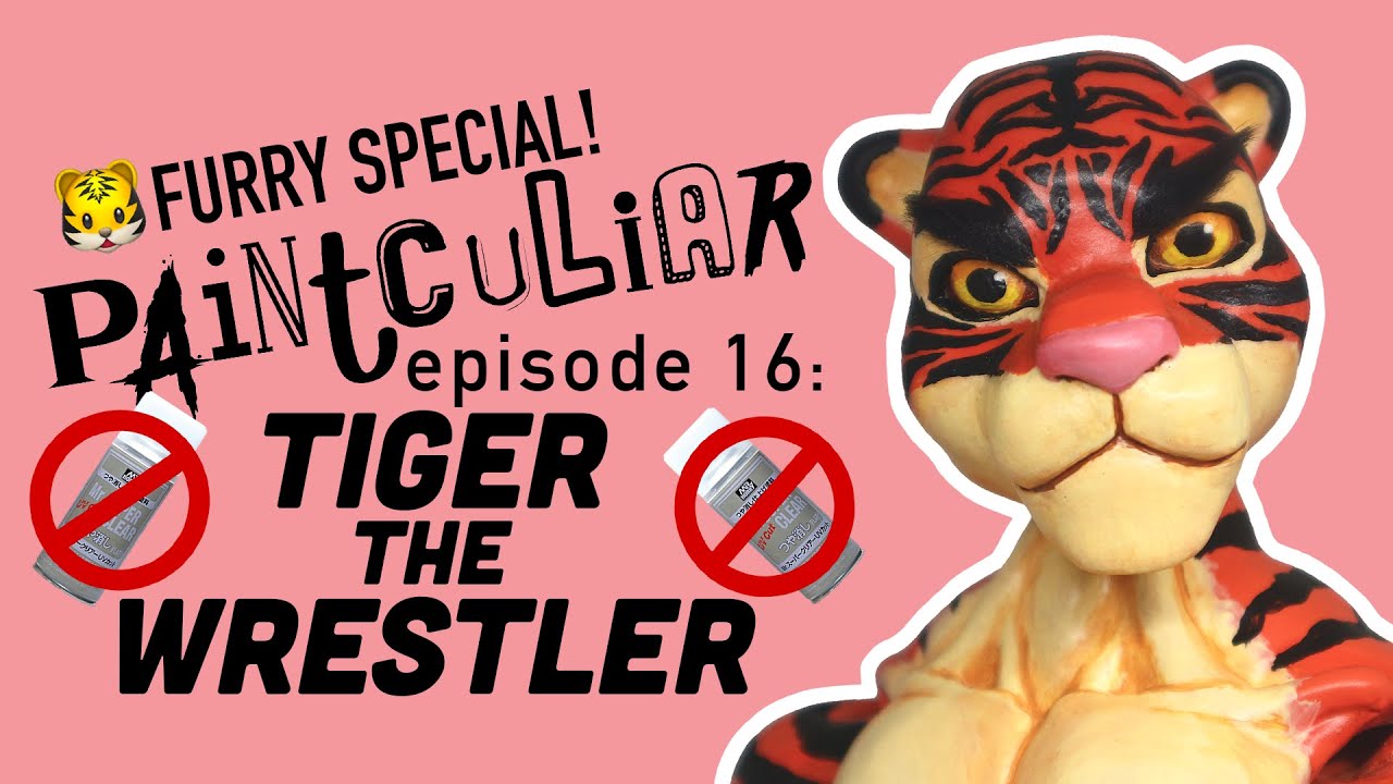 PAINTCULIAR ЭПИЗОД 16: Тигр-рестлер (🐯Furry Special OOAK Doll Custom NO MSC)