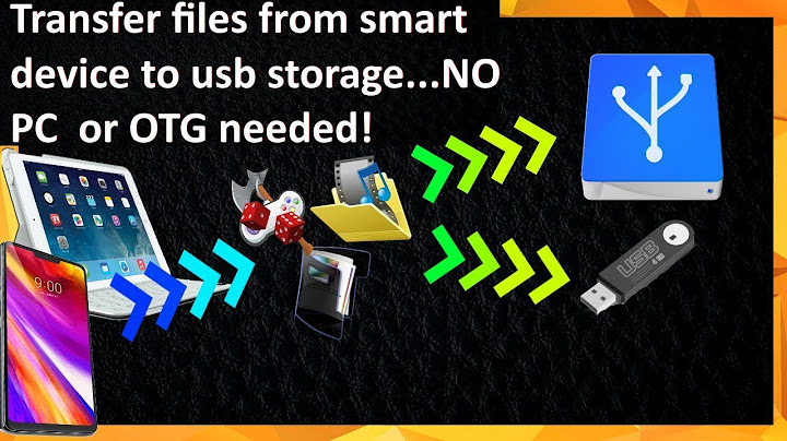 Transfer files from android to usb flash drive without otg