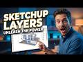 How to work with layers in sketchup | What are tags in sketchup | cad show