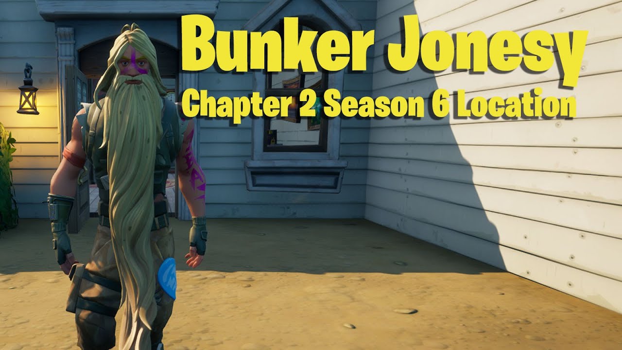 Bunker Jonesy Location Character 6 Fortnite Chapter 2 Season 6 Youtube