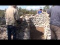Conques sur Orbiel, Lundi 14 Mars 2016, construction d'une nouvelle capitelle.