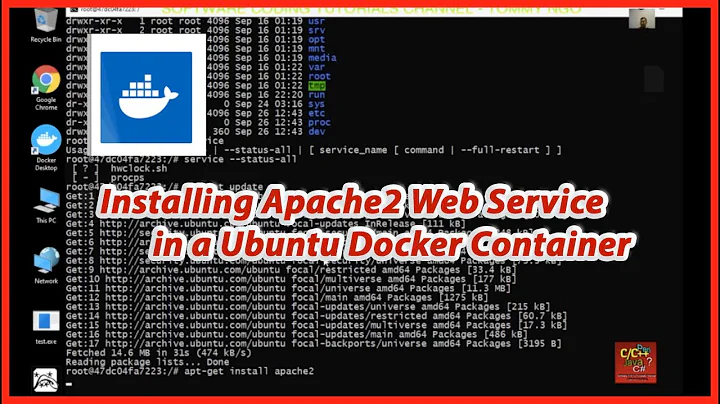 HowTOs: Installing Apache Web Service for an Ubuntu Docker Container