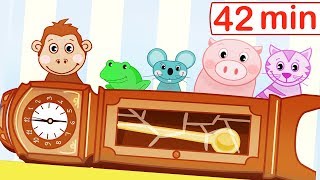 HICKORY DICKORY DOCK + AMAZING Music Videos for Babies!