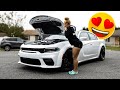 THEIR REACTION TO MY NEW WIDEBODY HELLCAT..
