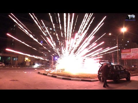 Новогодний Салют Взорвался На Земле. НовороссийскSalute Exploded On The Ground
