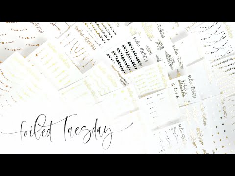FOILED TUESDAY • 7|12 • Fall Foliage & Florals!