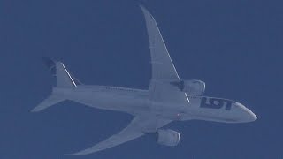 (4k) Boeing 787-8 Dreamliner (B788) LOT SP-LRA 10413m 900km/h (odległość: 16-24km)