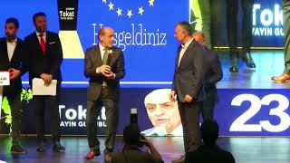23.Tokat Enleri Ali Şevki Erek Ödülleri Kocaeli Büyükşehir Bld Bşk Tahir Büyükakın Jüri Ödülünü Aldı