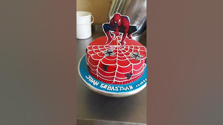 decoración hombre araña