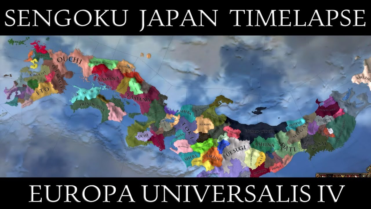 EU4 Sengoku Japan Shogun Timelapse YouTube