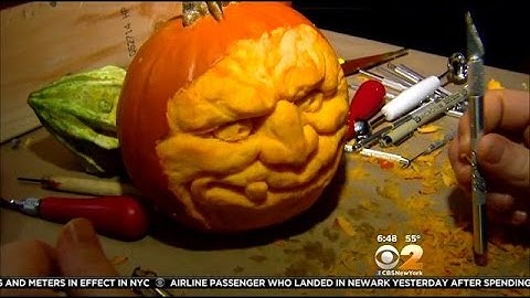 On The Go With Alex Denis: Pumpkin Carving Part 2