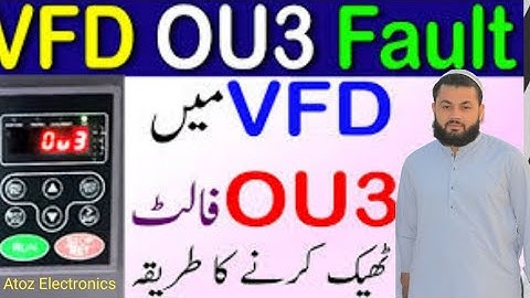 Remove  the ou3 fault from invt drive in pashto/  | invt  vfd ov3 parameter setting.Atoz Electronics