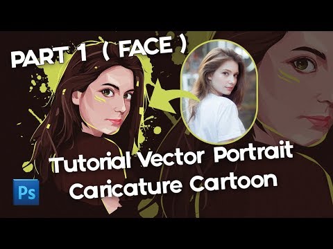 how-to-make-vector-portrait-caricature-cartoon-|-part-1-(face)