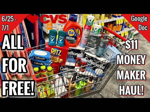 CVS Free & Cheap Couponing Deals & Haul |6/25 – 7/1| FREE + $11 Money Maker | Learn CVS Couponing