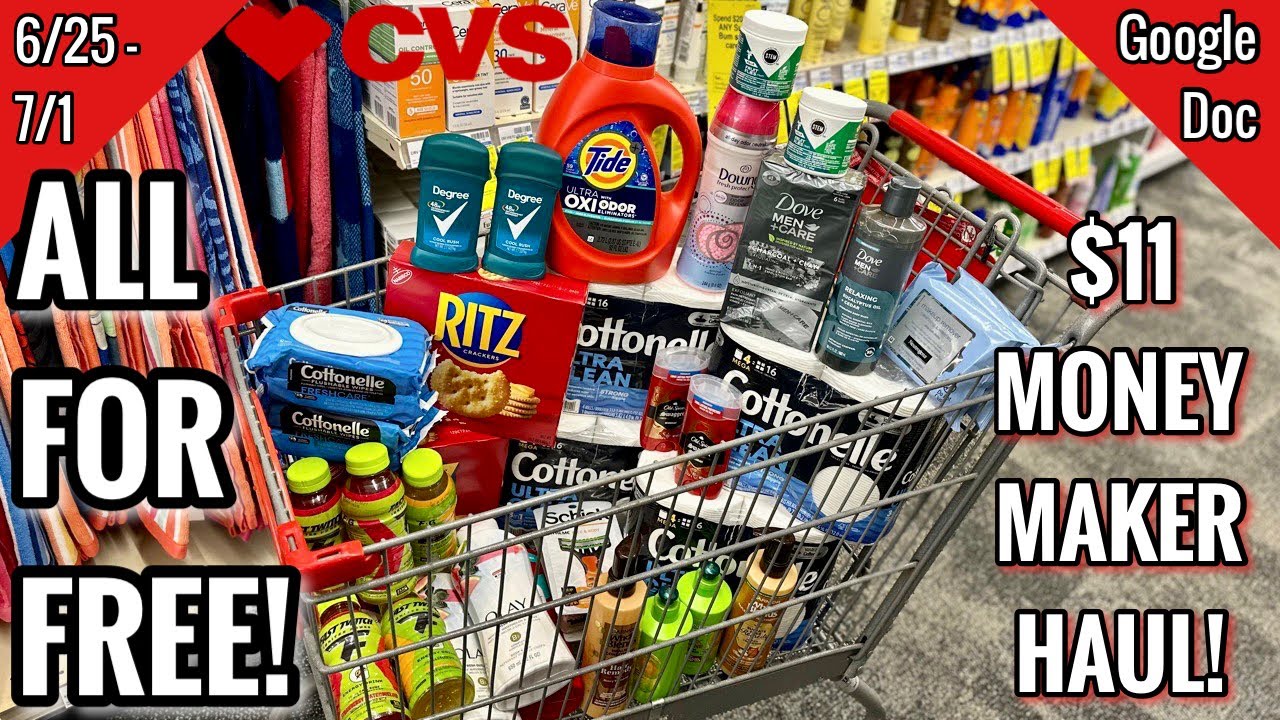 CVS Free & Cheap Couponing Deals & Haul |6/25 - 7/1| FREE + $11 Money Maker | Learn CVS Couponing